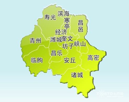山东潍坊包括哪几个县市区啊？