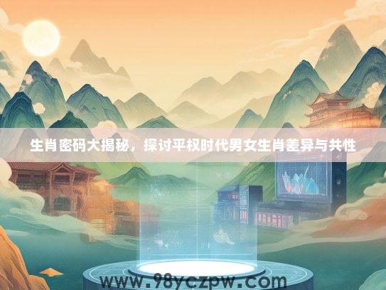 生肖密码大揭秘，探讨平权时代男女生肖差异与共性