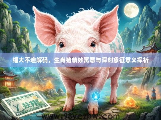 细大不逾解码，生肖猪精妙寓意与深刻象征意义探析