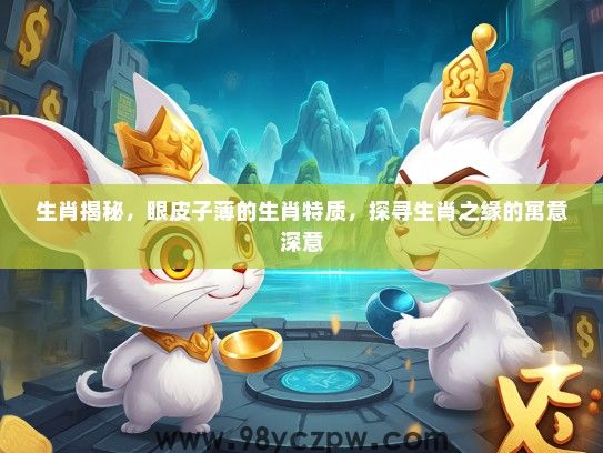 生肖揭秘，眼皮子薄的生肖特质，探寻生肖之缘的寓意深意