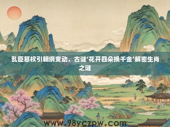 乱臣篡权引朝纲变动，古谜‘花开四朵换千金’解密生肖之谜