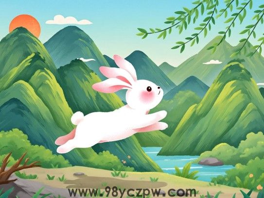 春满人间指兔跃千山翠，春日生肖兔的浪漫诗篇及生肖文化解读