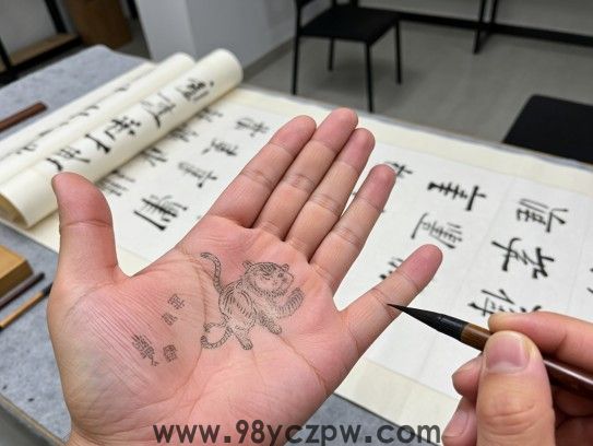 股掌之间巧绘生肖，深度揭秘中国书法艺术的无穷魅力与精湛技艺