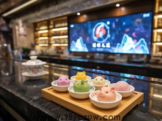品味三碟小点心，悠然绿茶话生肖，揭晓生肖之谜的闲适时光