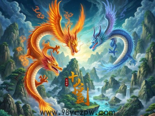 野外龙腾凤舞美景，山水如画诠释成语打一生肖绝妙画卷