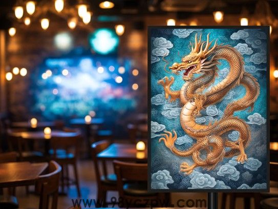 玉宇澄清万里挟，龙腾盛世绘新篇，生肖龙风采再现