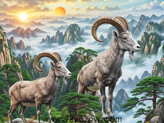 生肖之美探秘，横岭侧峰生肖画，多元视角展现生肖魅力