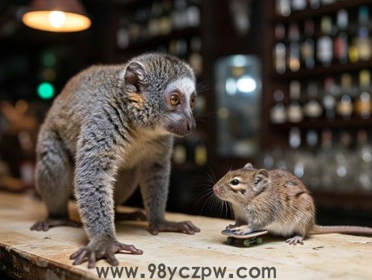 生肖趣谈，懒猴与滑鼠的趣味较量，生肖文化中的幽默生肖故事