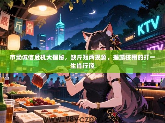 市场诚信危机大揭秘，缺斤短两现象，揭露狡猾的打一生肖行径