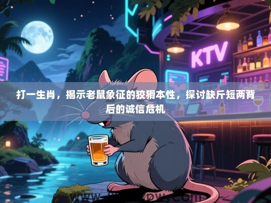 打一生肖，揭示老鼠象征的狡猾本性，探讨缺斤短两背后的诚信危机