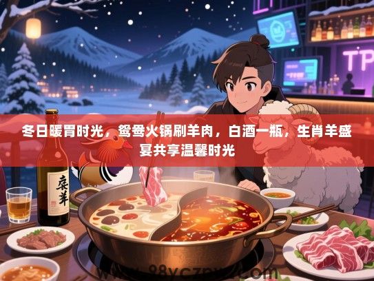 冬日暖胃时光，鸳鸯火锅刷羊肉，白酒一瓶，生肖羊盛宴共享温馨时光