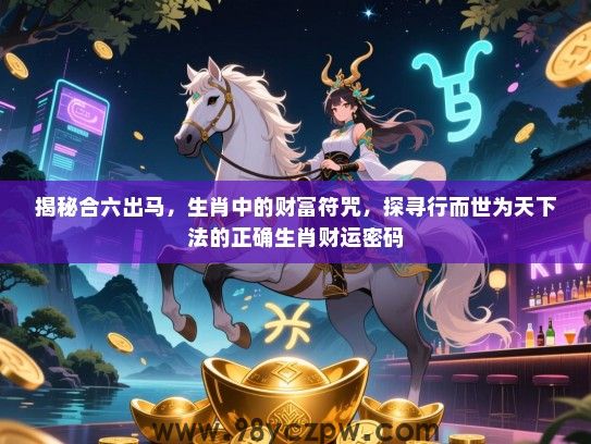 揭秘合六出马，生肖中的财富符咒，探寻行而世为天下法的正确生肖财运密码