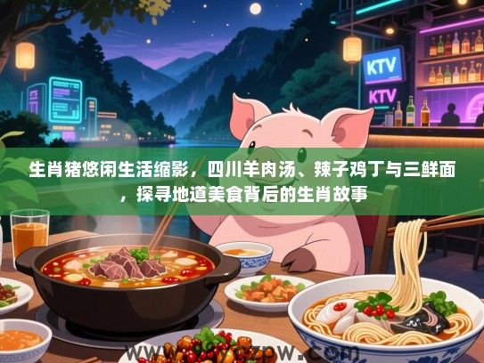 生肖猪悠闲生活缩影，四川羊肉汤、辣子鸡丁与三鲜面，探寻地道美食背后的生肖故事