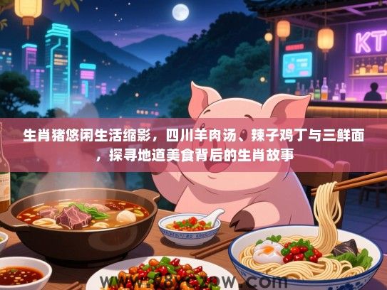 生肖猪悠闲生活缩影，四川羊肉汤、辣子鸡丁与三鲜面，探寻地道美食背后的生肖故事