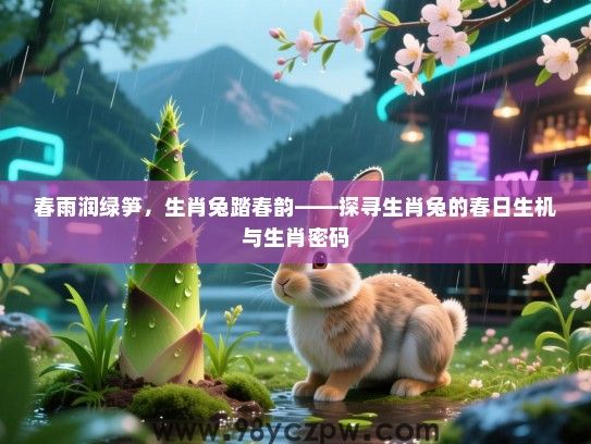 春雨润绿笋，生肖兔踏春韵——探寻生肖兔的春日生机与生肖密码