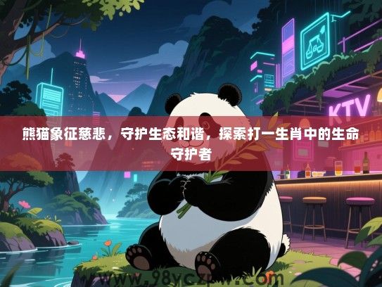 熊猫象征慈悲，守护生态和谐，探索打一生肖中的生命守护者