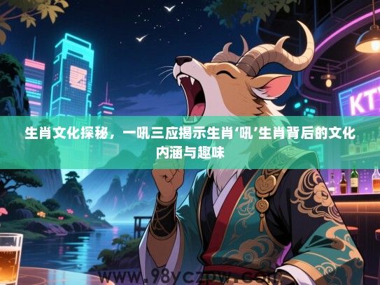 生肖文化探秘，一吼三应揭示生肖‘吼’生肖背后的文化内涵与趣味