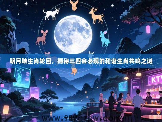明月映生肖轮回，揭秘三四会必现的和谐生肖共鸣之谜
