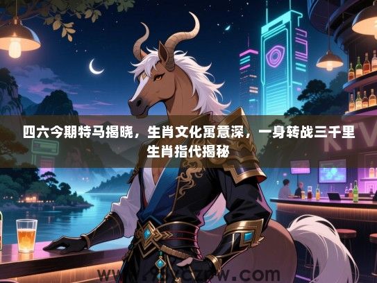 四六今期特马揭晓，生肖文化寓意深，一身转战三千里生肖指代揭秘
