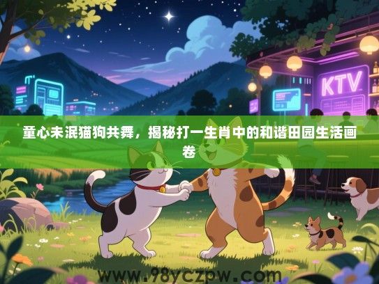童心未泯猫狗共舞，揭秘打一生肖中的和谐田园生活画卷