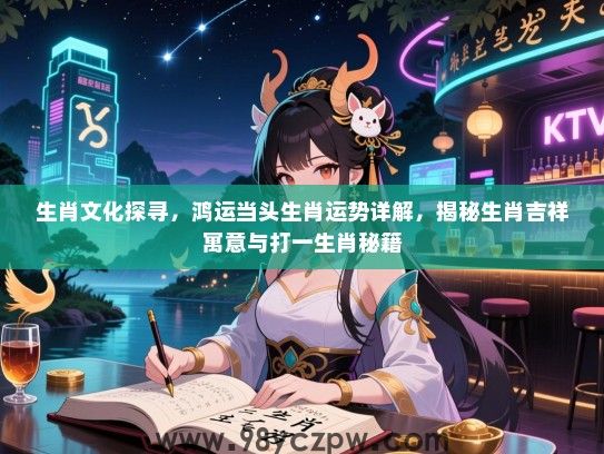 生肖文化探寻，鸿运当头生肖运势详解，揭秘生肖吉祥寓意与打一生肖秘籍