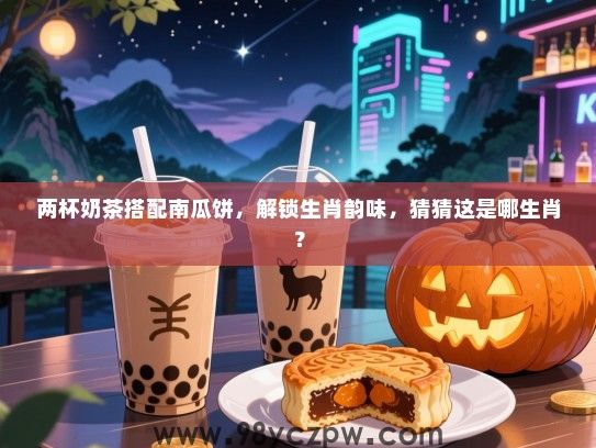两杯奶茶搭配南瓜饼，解锁生肖韵味，猜猜这是哪生肖？