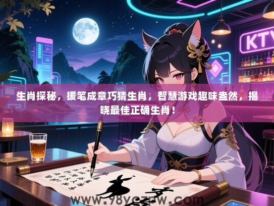 生肖探秘，援笔成章巧猜生肖，智慧游戏趣味盎然，揭晓最佳正确生肖！