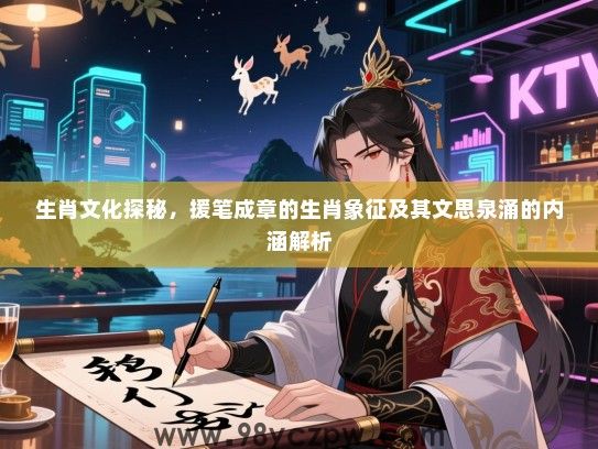 生肖文化探秘，援笔成章的生肖象征及其文思泉涌的内涵解析