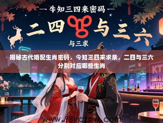揭秘古代婚配生肖密码，今知三四来求亲，二四与三六分别对应哪些生肖