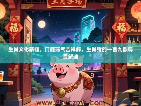 生肖文化精髓，门庭瑞气吉祥解，生肖猪的一言九鼎尊贵解读
