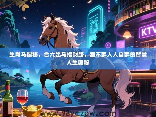 生肖马揭秘，合六出马指财路，酒不醉人人自醉的智慧人生奥秘