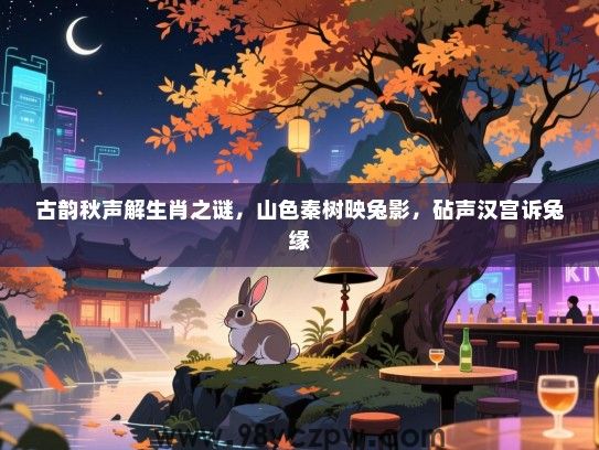 古韵秋声解生肖之谜，山色秦树映兔影，砧声汉宫诉兔缘