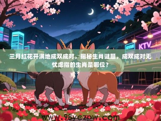 三月红花开满地成双成对，揭秘生肖谜题，成双成对无忧虑指的生肖是哪位？
