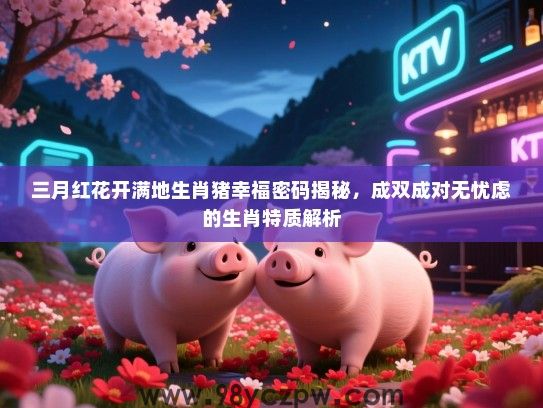 三月红花开满地生肖猪幸福密码揭秘，成双成对无忧虑的生肖特质解析